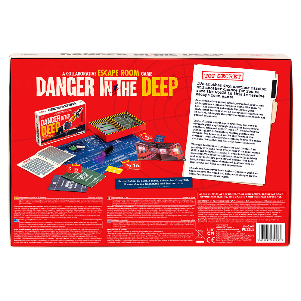 Escape Room Games: Danger in the Deep