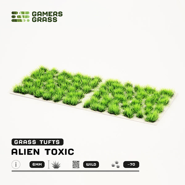 Gamers Grass Tufts: Alien Tufts- Toxic 6mm- Wild