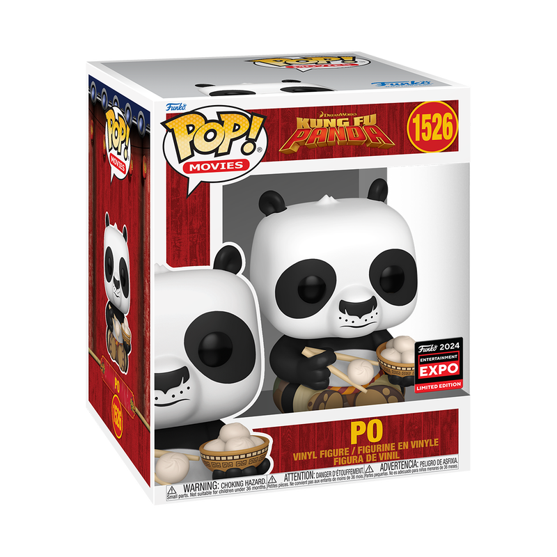 Pop! Movies: Kung Fu Panda - Super Po with Dumplings (2024 C2E2 OFFICIAL EVENT EXCLUSIVE)