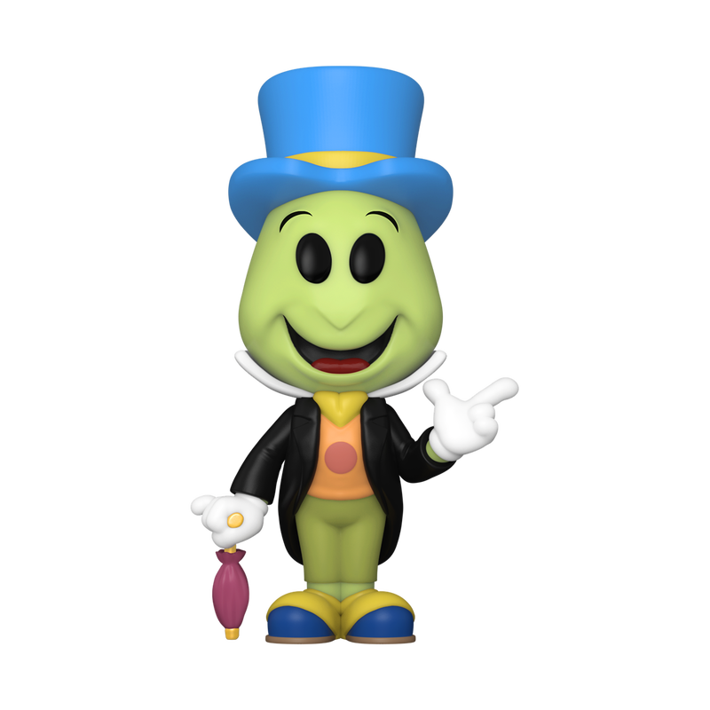 Funko Soda Vinyl: Disney - Jiminy Cricket Sealed Can with Chance at Chase (2024 Limited Edition Entertainment Expo Shared Exclusive)