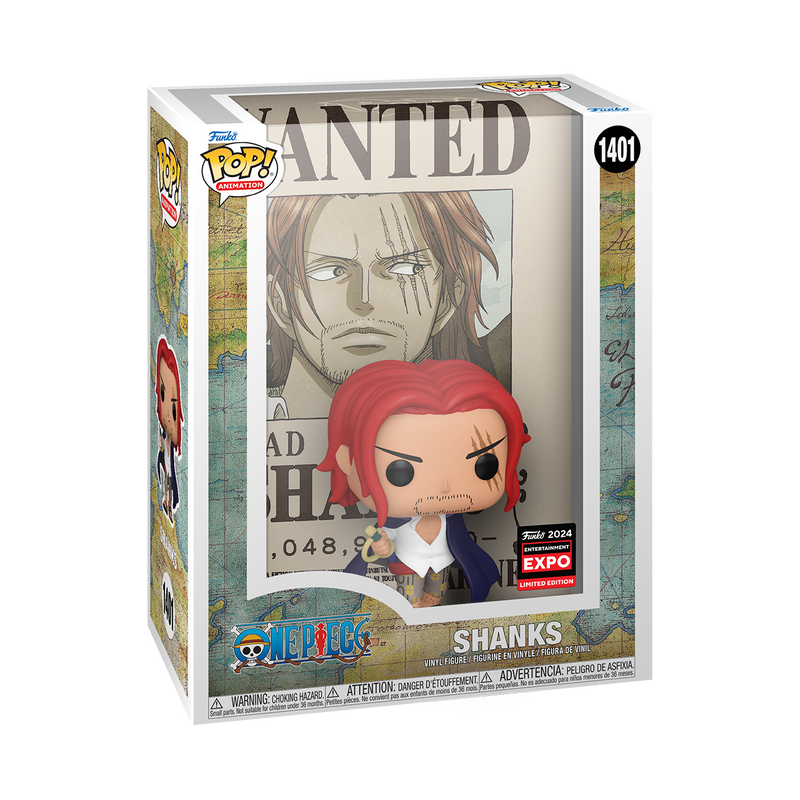 Pop! Movie Poster: One Piece - Shanks (2024 Limited Edition Entertainment Expo Shared Exclusive)