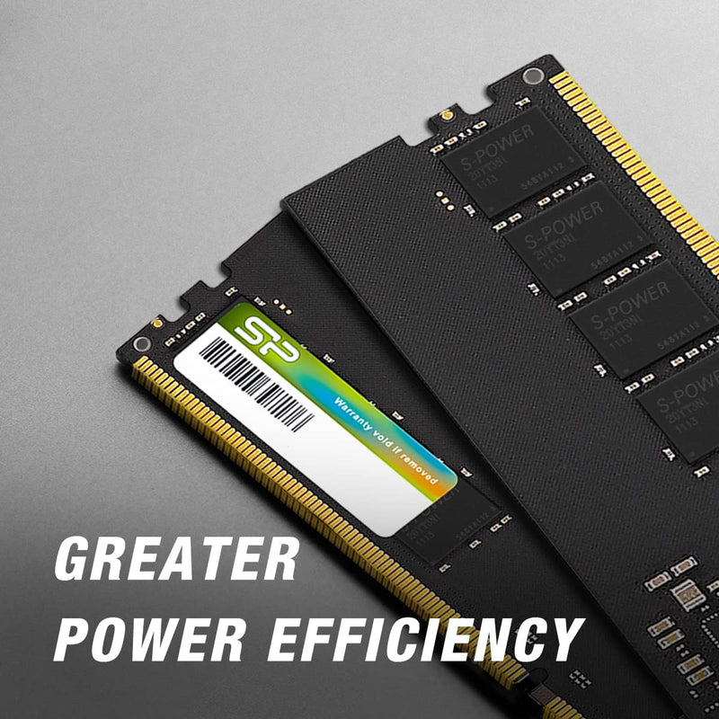 Silicon Power DDR5 4800MHz (PC5-38400) 16GB-32GB 1.1V Desktop Unbuffered DIMM