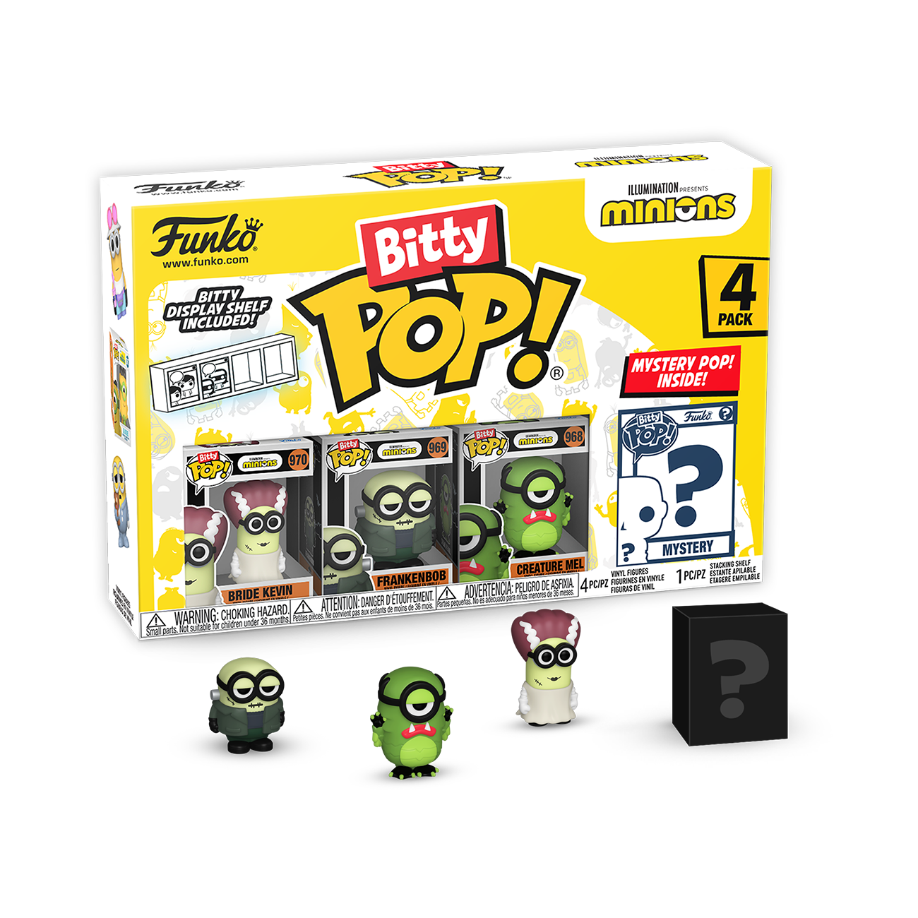 Bitty POP: Minions- Frankenbob 4PK