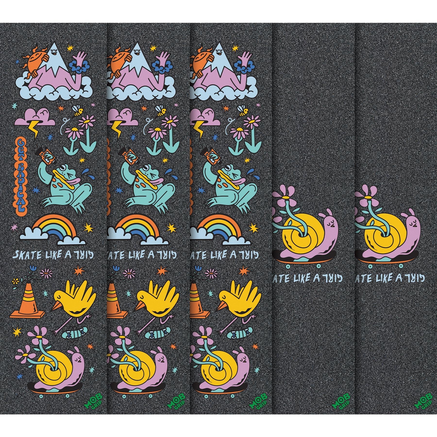 Mob x Skate Like A Girl 9" x 33" Skateboard Grip Tape