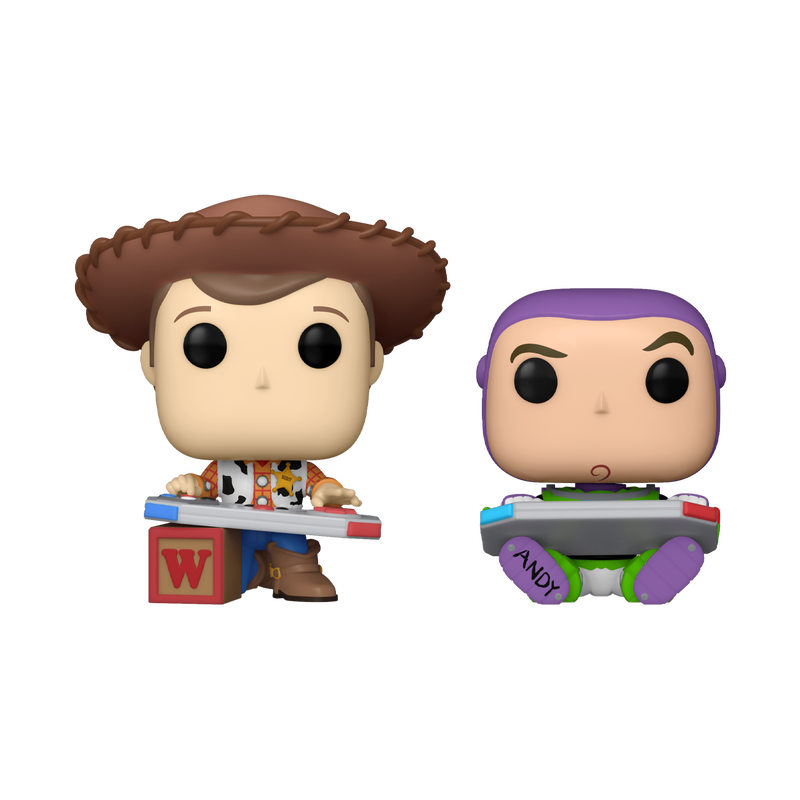 Pop! Disney: Toy Story - Woody & Buzz Lightyear 2-Pack (2024 Limited Edition Entertainment Expo Shared Exclusive)