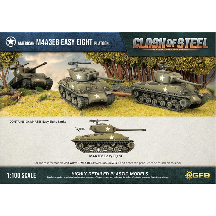 Clash of Steel - American: M4A3E8 Easy Eight Platoon