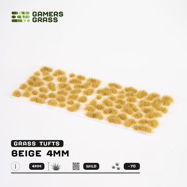 Gamers Grass Tufts: Beige 4mm- Wild