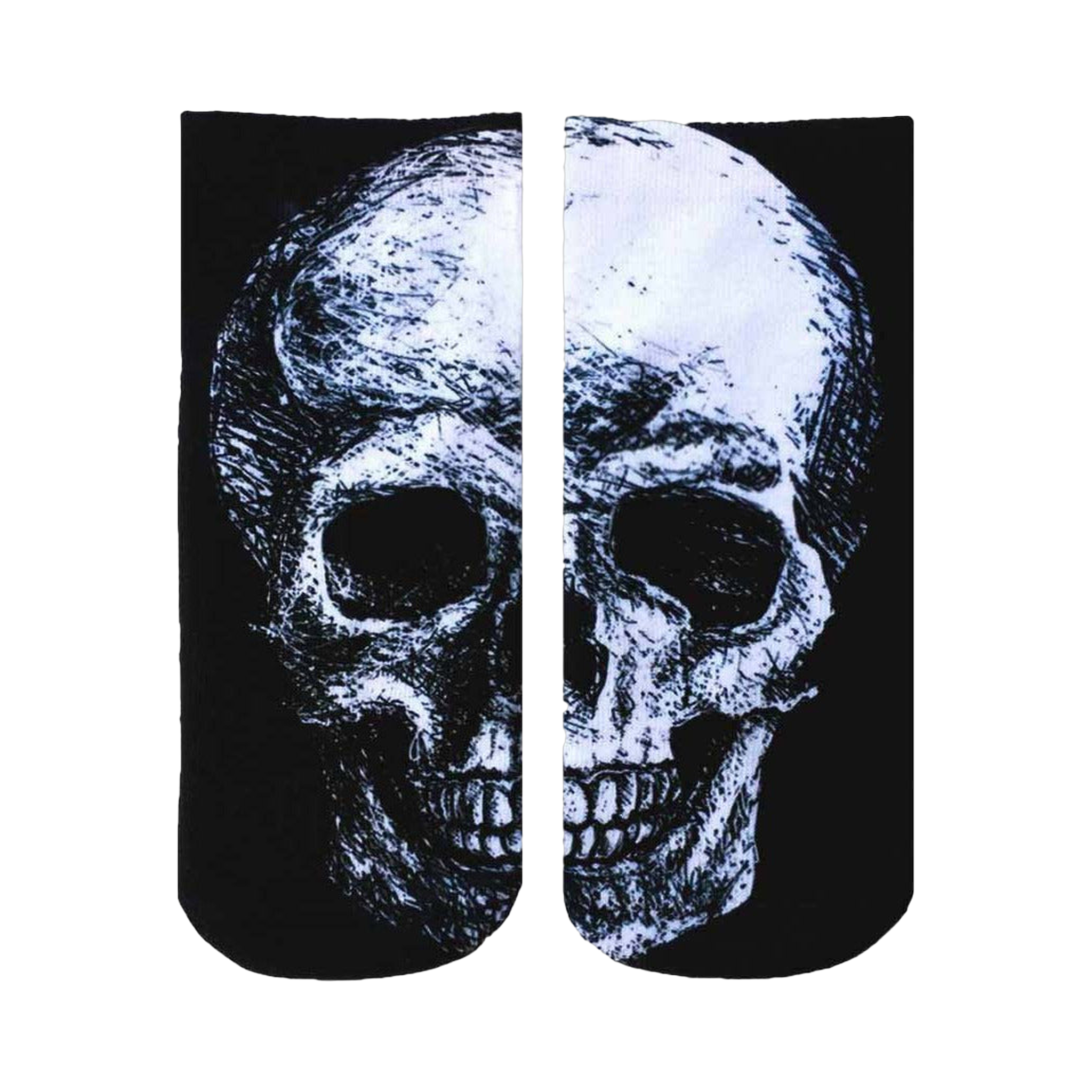 Black & White Skull