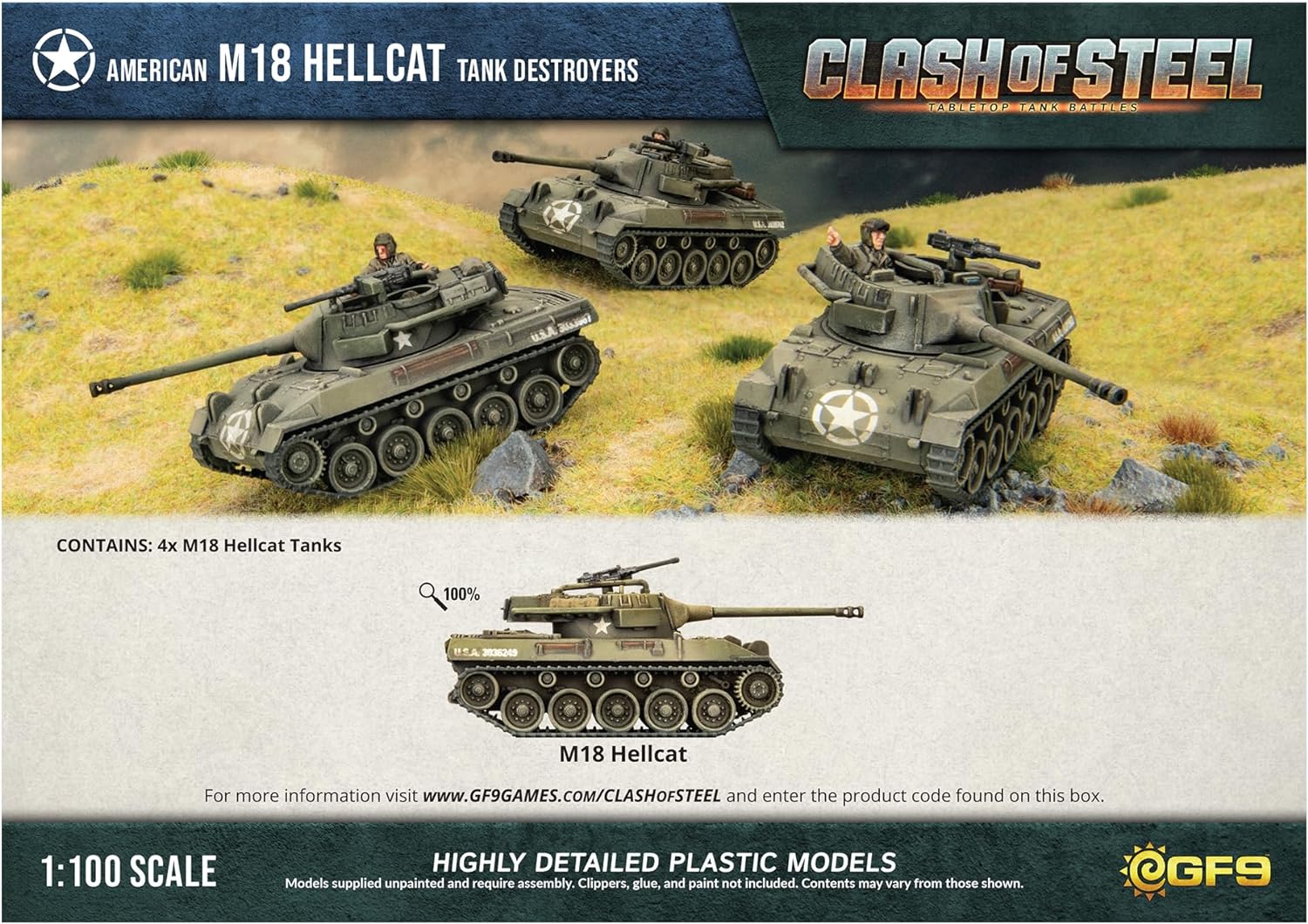 Clash of Steel - American: M18 Hellcat Tank Destroyers