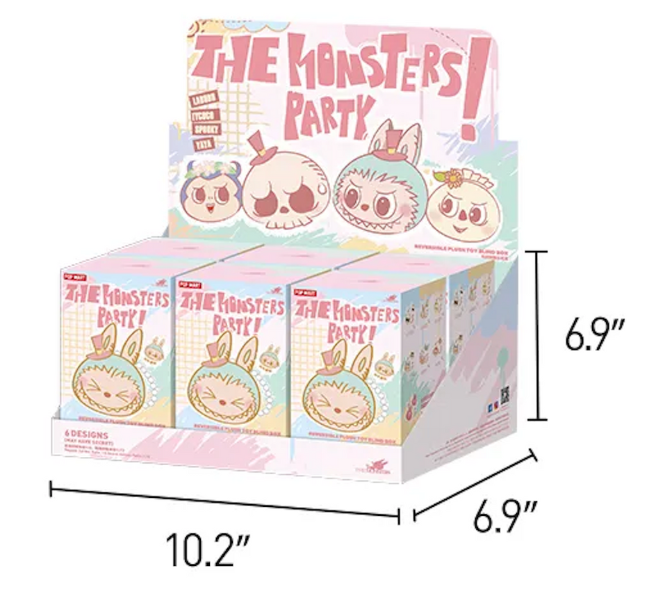 THE MONSTERS Party シリーズ リバーシブルぬいぐるみ　ボックス THE MONSTERS Party シリーズ リバーシブルぬいぐるみ ボックス