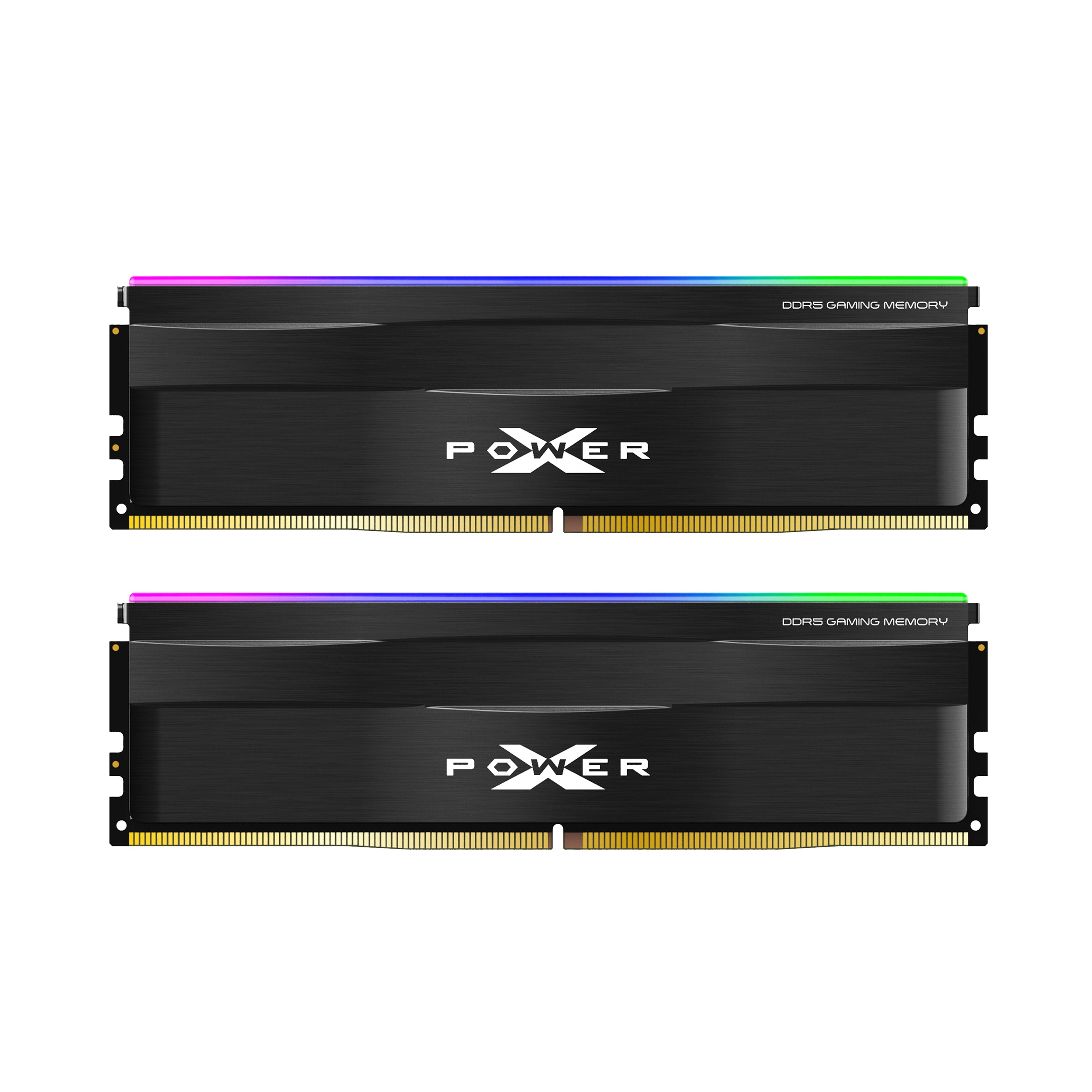 Silicon Power Zenith ゲーミング RGB DDR5 6000MHz (PC5-48000) 32GB(16GBx2)-64GB(32GBx2) デュアルパック 1.35V デスクトップ アンバッファード DIMM [ホワイト]