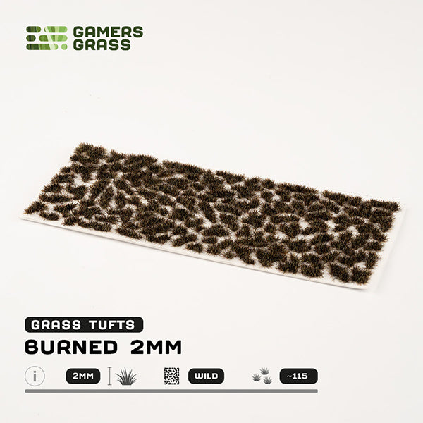 Gamers Grass Tufts: Burned 2mm- Wild