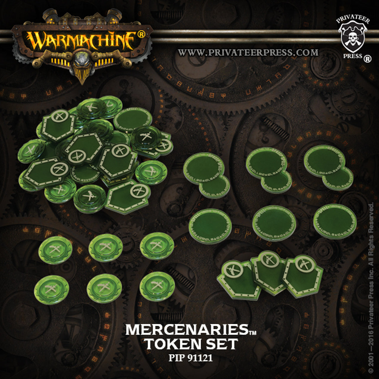 Warmachine: Mercenaries Token Set