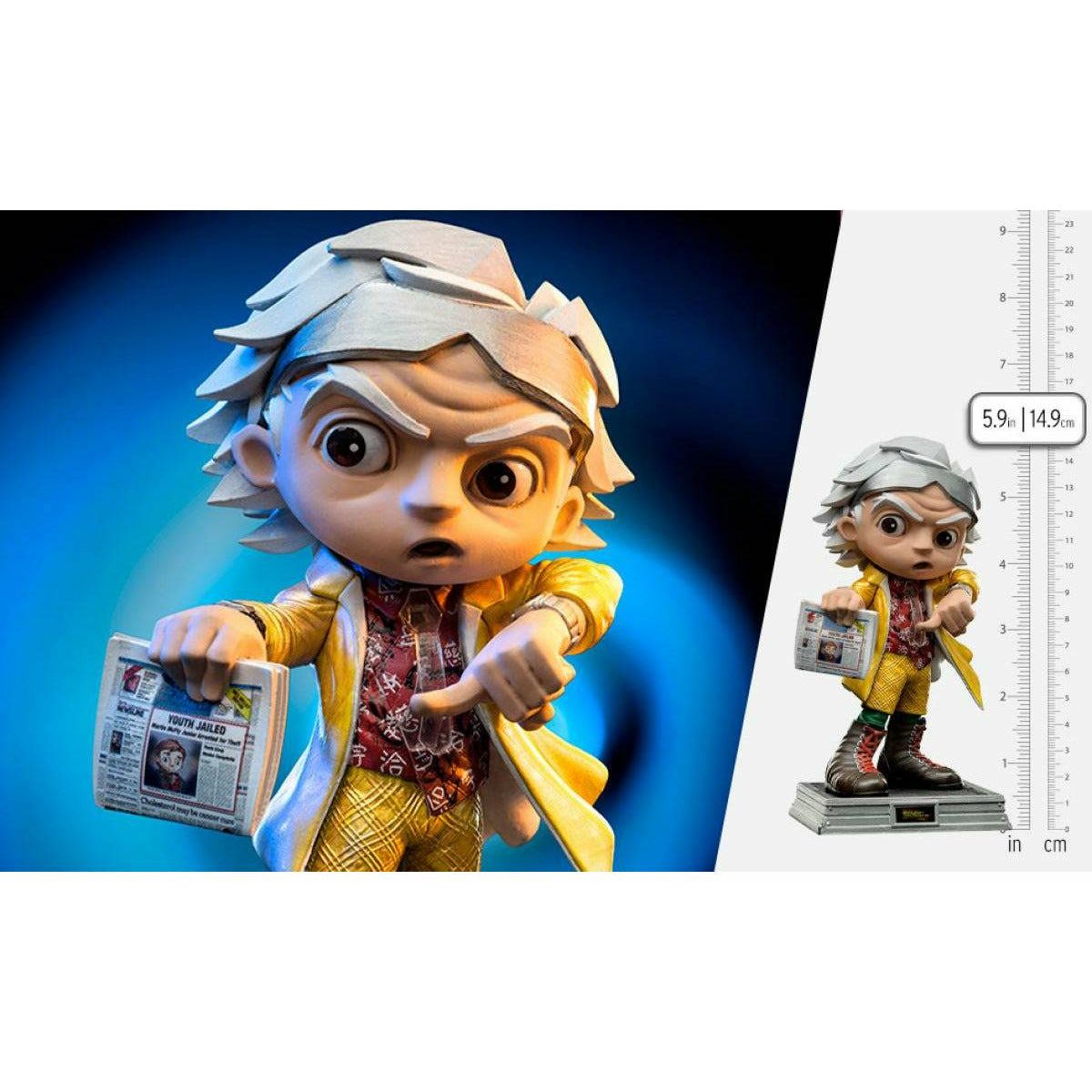 Iron Studios Back to the Future Part II Doc Brown Mini Co. Collectible Figure