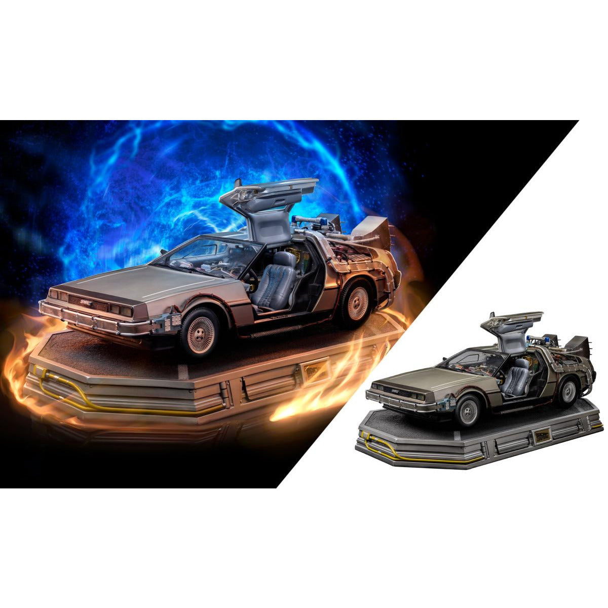 Iron Studios Back to the Future DeLorean 1:10 Scale Statue [PRE-ORDER: Expected Availability May - Jun 2024!]