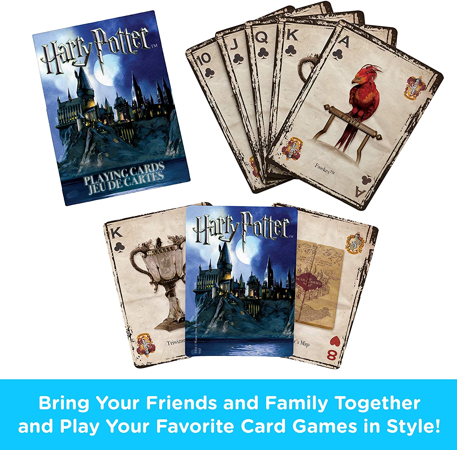 Aquarius Playing Cards: Harry Potter - Symbols