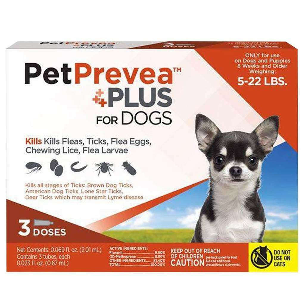 PetPrevea Plus Topical Treatment for Dogs 5-22 lbs