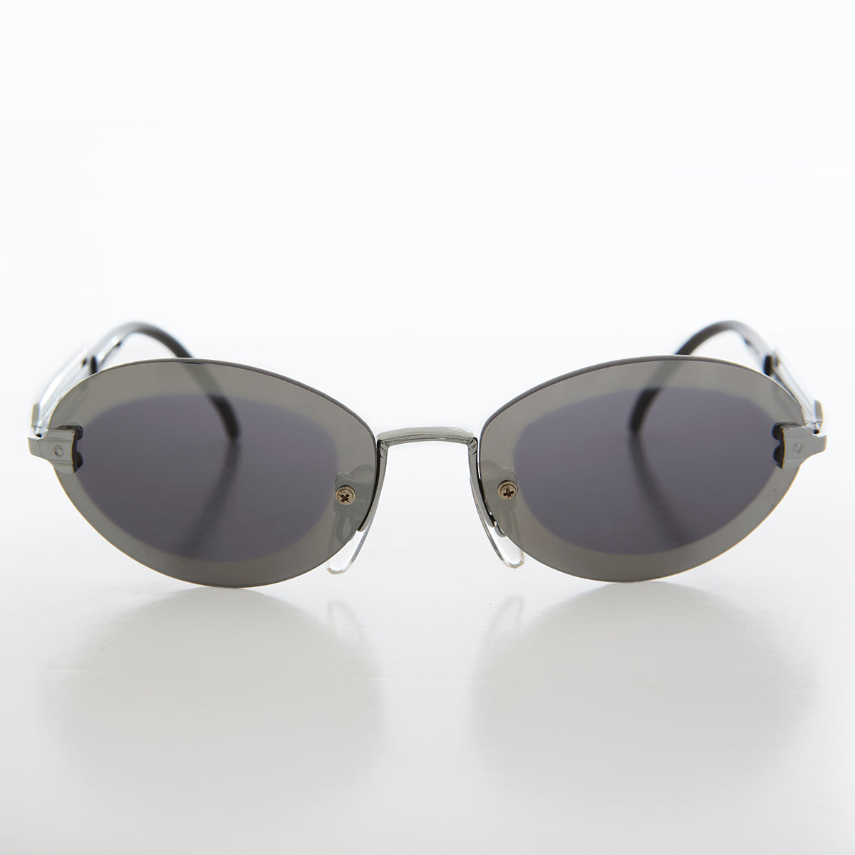 Funky Industrial Oval Vintage Sunglass - Apoc