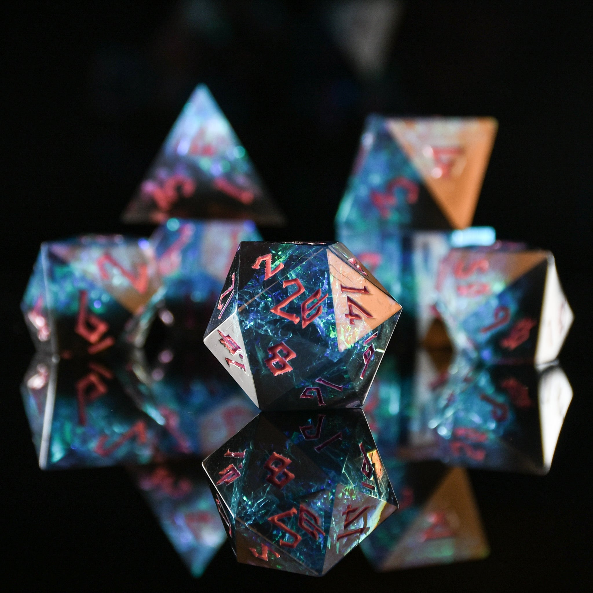 Arcane Gate Sharp-Edged Resin Dice Set 'PRE-ORDER | SPRING EVENT DEAL'