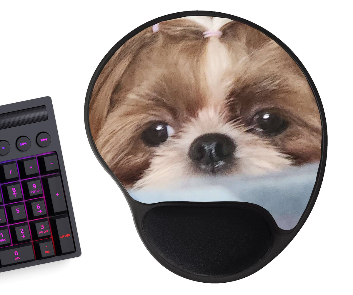 Custom Mousepad with Gel Wrist Pad (8.5x7")