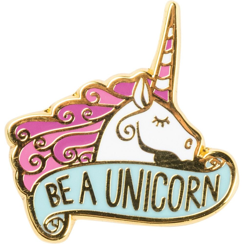 Always Be Yourself Unless You Can Be A Unicorn Enamel Pin on Gift Card