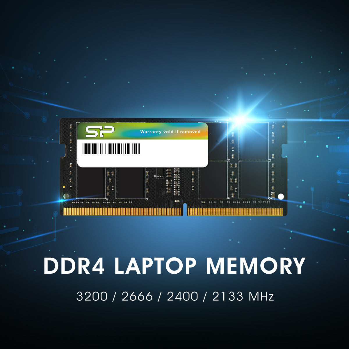 Silicon Power DDR4 2400MHz (PC4-19200) 32GB シングル パック 1.2V ラップトップ SODIMM