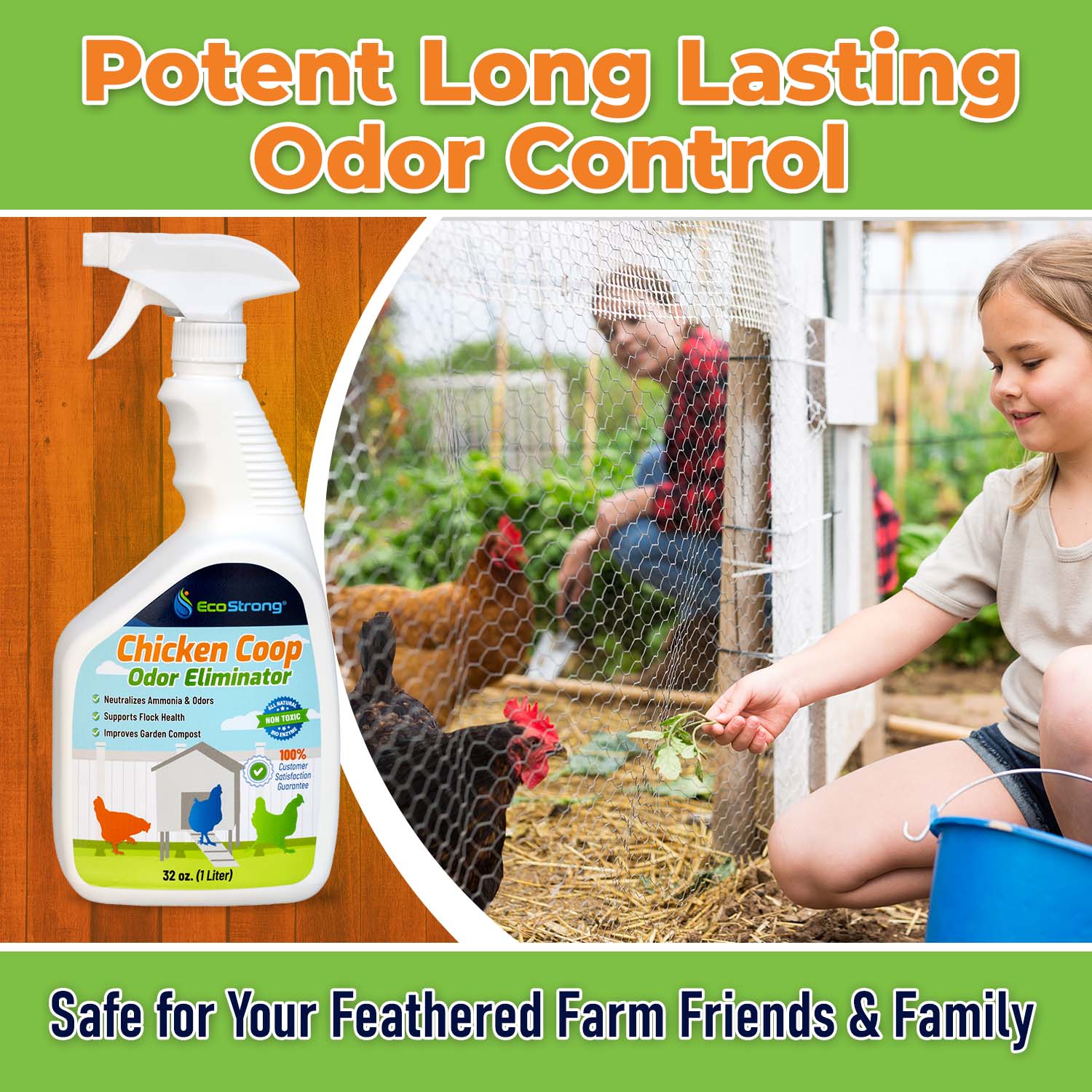 Chicken Coop Odor Eliminator