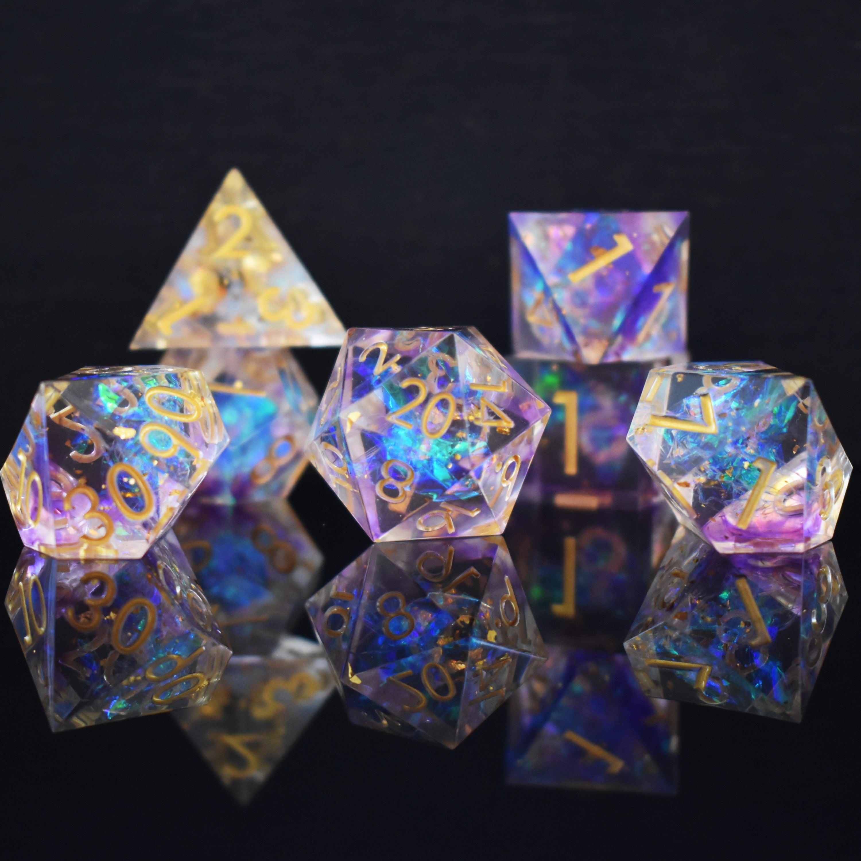 Astral Projection Sharp-Edged Resin Dice Set 'PRE-ORDER | SPRING EVENT DEAL'