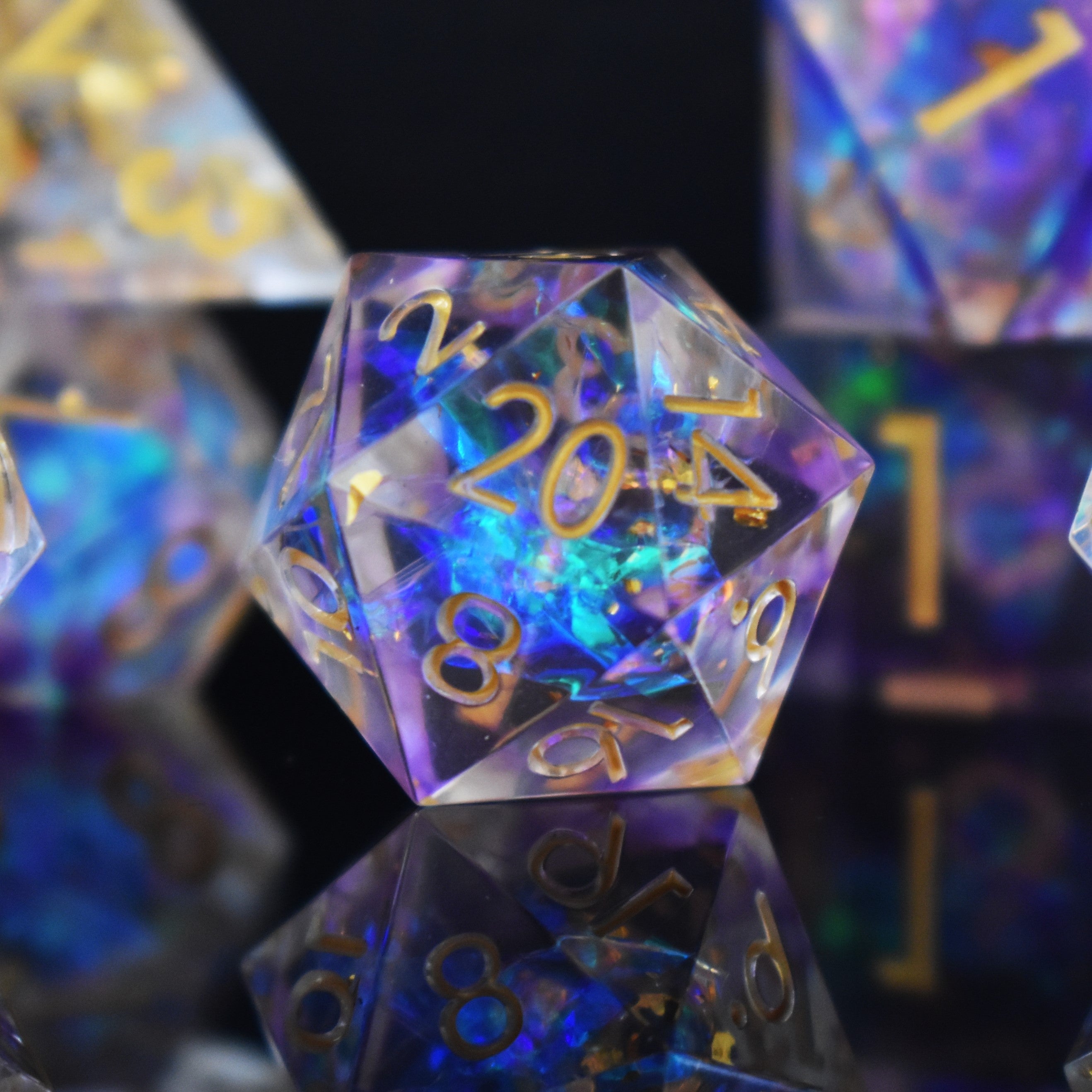 Astral Projection Sharp-Edged Resin Dice Set 'PRE-ORDER | SPRING EVENT DEAL'