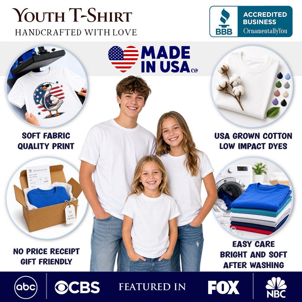 Kids Merry Cousin Retro Christmas T-Shirt, Matching Family Holiday Youth Tee