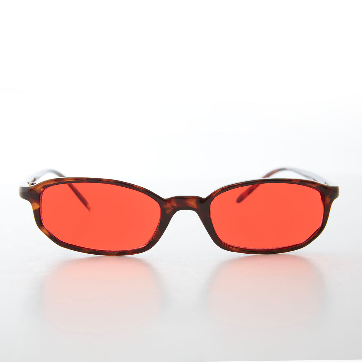 Small Rectangle Tinted Lens Sunglasses - Bard