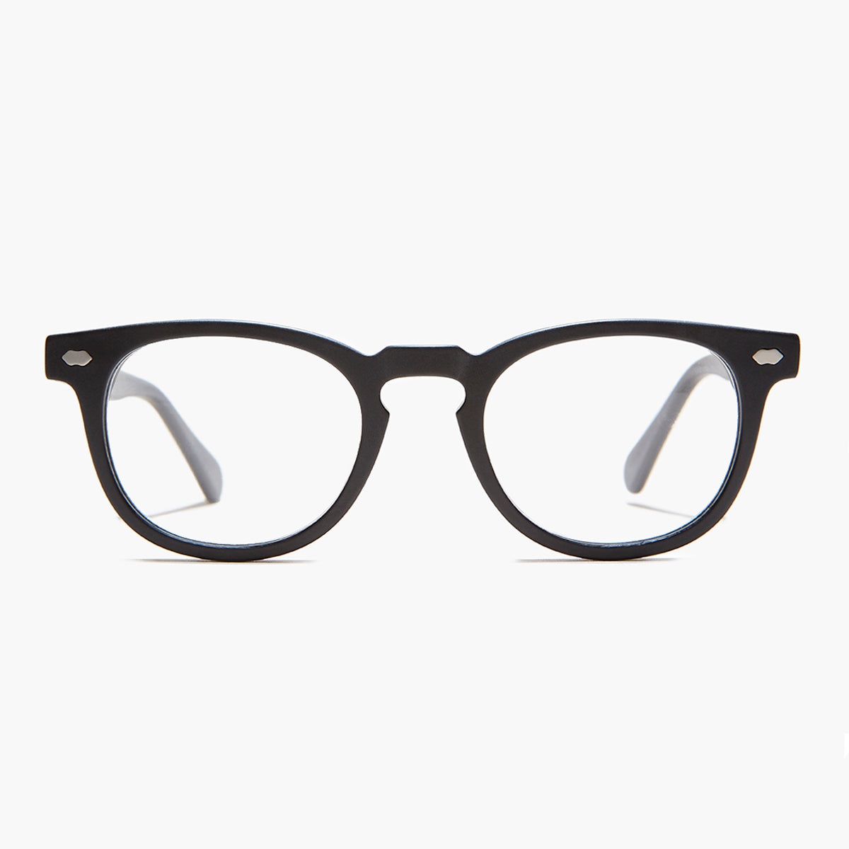 Black Round Classic Reading Glasses - Benson