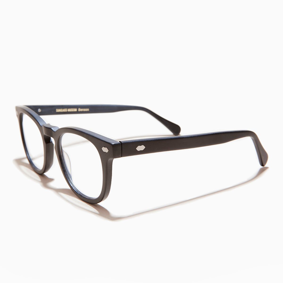 Black Round Classic Reading Glasses - Benson