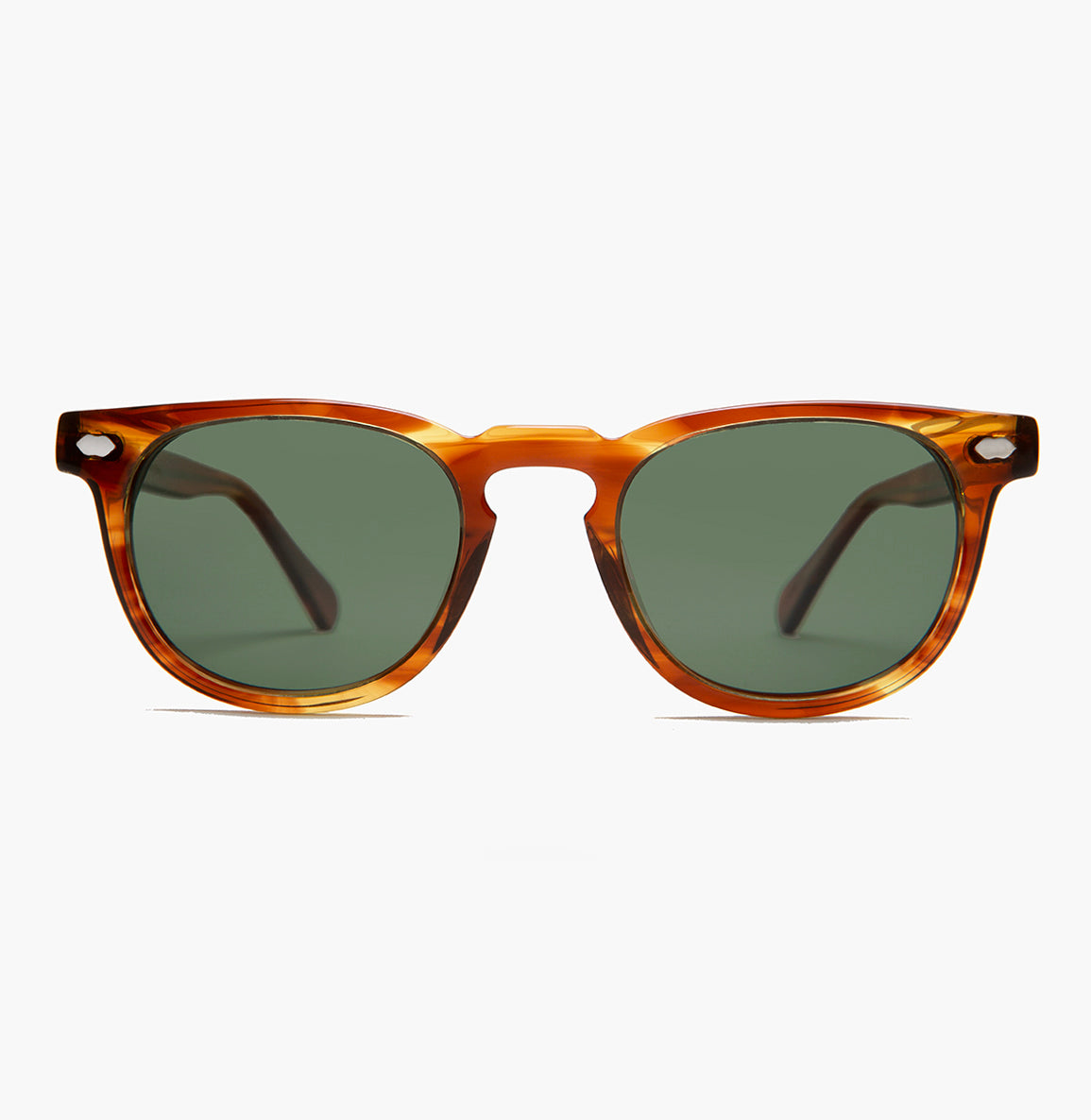 Tortoise Polarized Square Sunglass - Benson