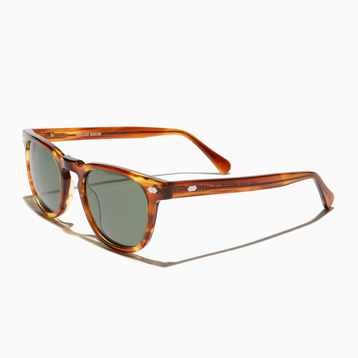 Tortoise Polarized Square Sunglass - Benson