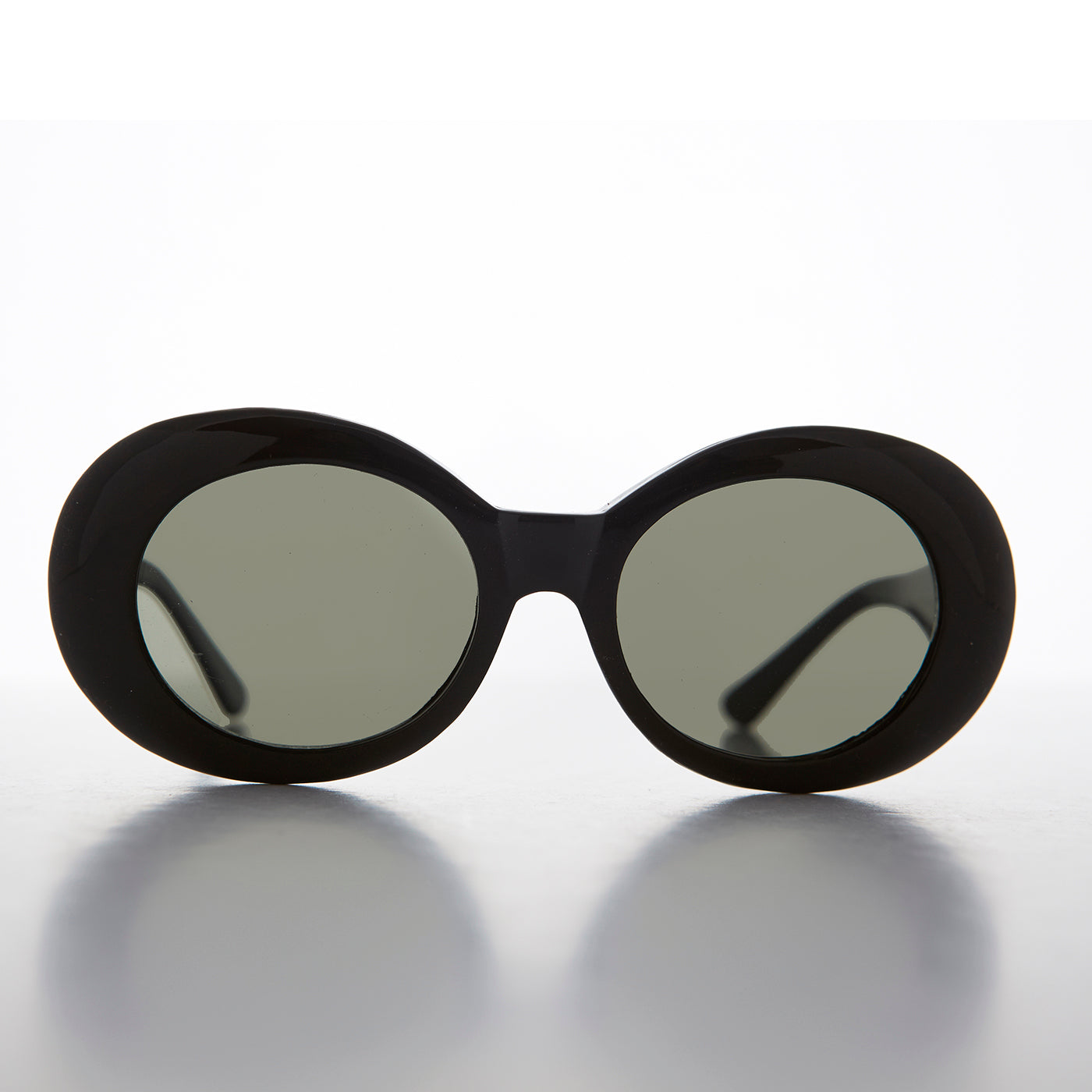 Oval Clout Cat Eye Vintage Sunglasses - Emma