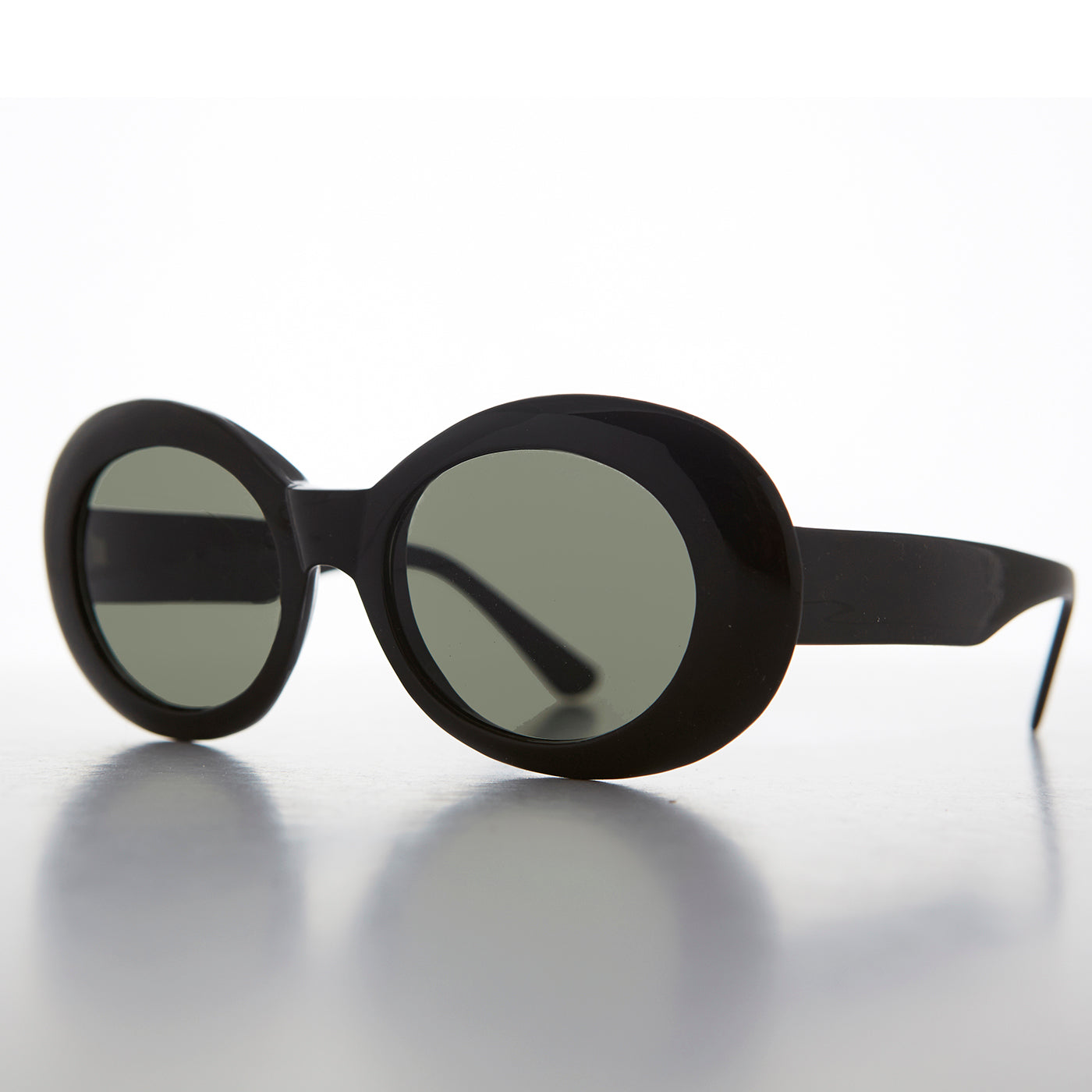 Oval Clout Cat Eye Vintage Sunglasses - Emma