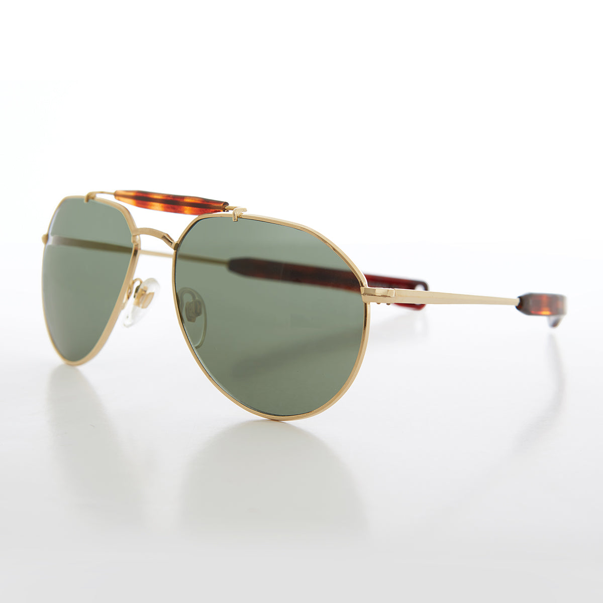 Large 62mm Unisex Aviator Sunglass - Bowser