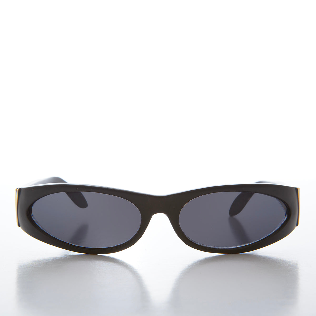 Mod Wrap Around Vintage Sunglasses - Brower