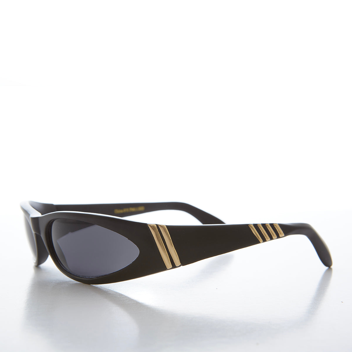 Mod Wrap Around Vintage Sunglasses - Brower