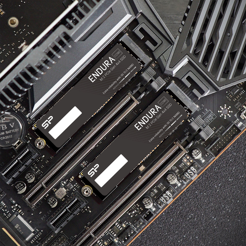 Silicon Power ED90 1TB-4TB TLC PCIe NVMe Gen4x4 M.2 2280 Internal Solid State Drive
