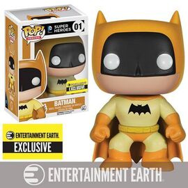 Pop! Heroes: DC - Batman (Rainbow - Yellow) Entertainment Earth Exclusive