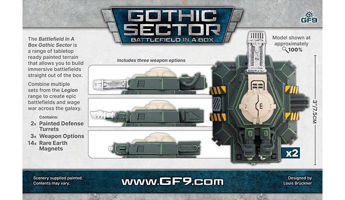 Battlefield in a Box: Gothic Sector - Legion Defense Turrets