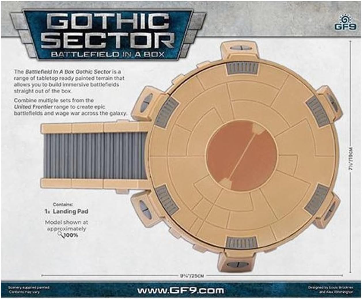 Battlefield in a Box: Gothic Sector - United Frontier Landing Pad