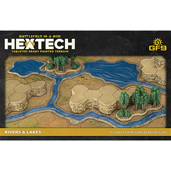 Battlefield in a Box: HexTech - Rivers and Lakes