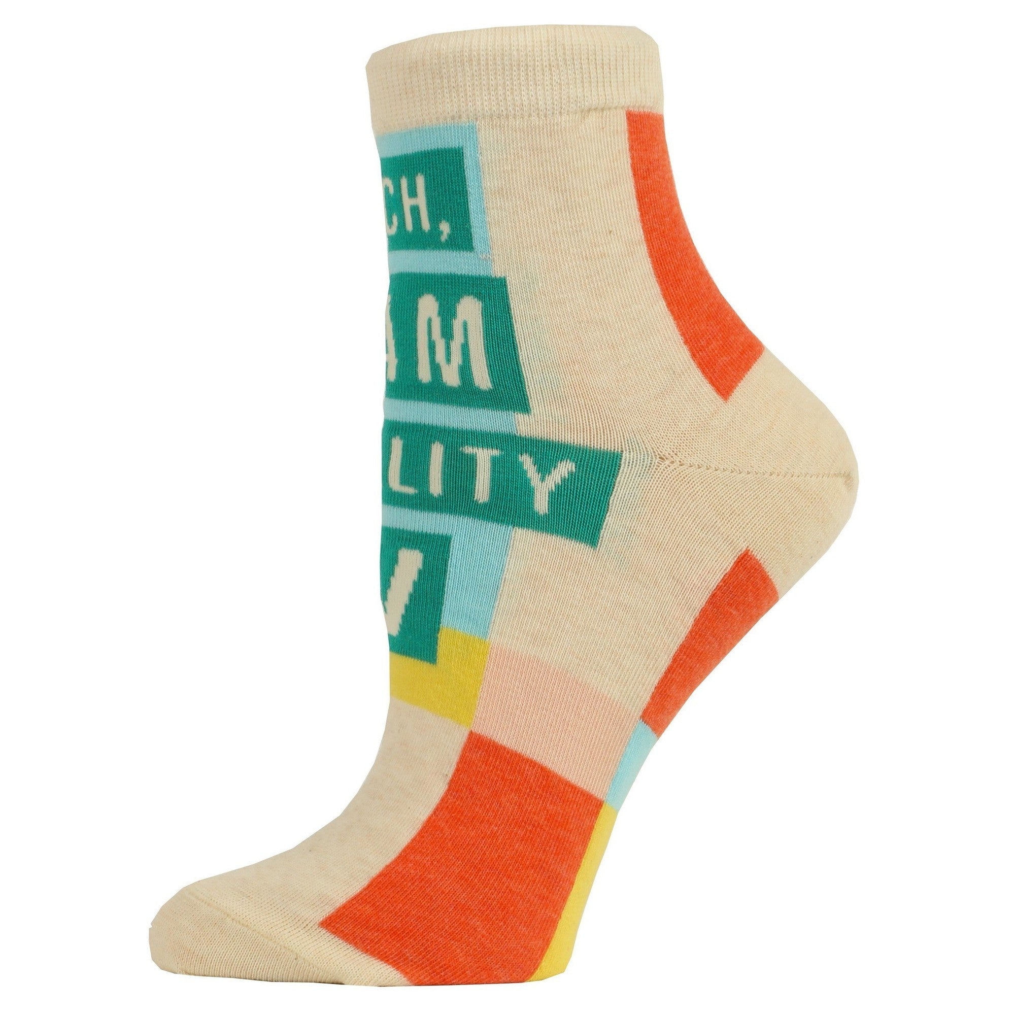 Bitch I Am Reality TV Women's Ankle Socks | BlueQ at GetBullish