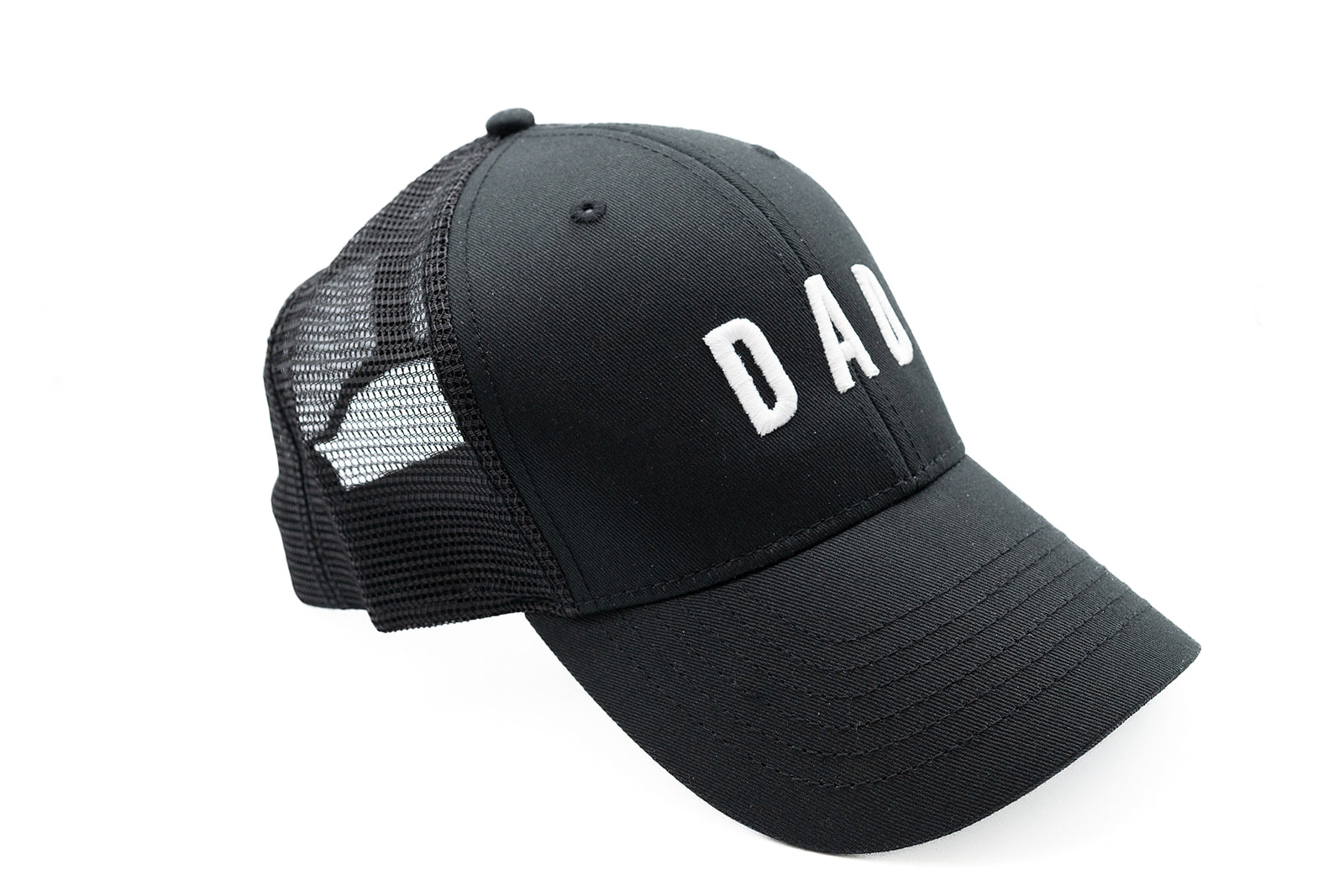 Dad Hat in Black Snapback