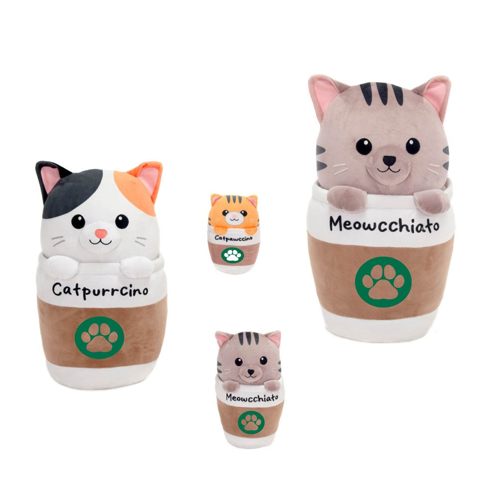 Fiesta: Catpurrcinos - 9-Inch Cat Cup Plush