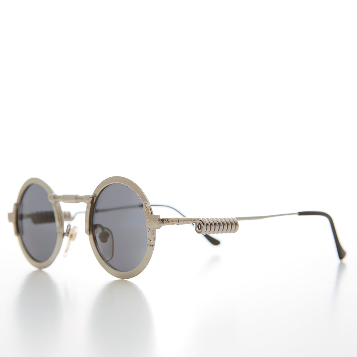 Round Industrial Steampunk Vintage Sunglass - Callum