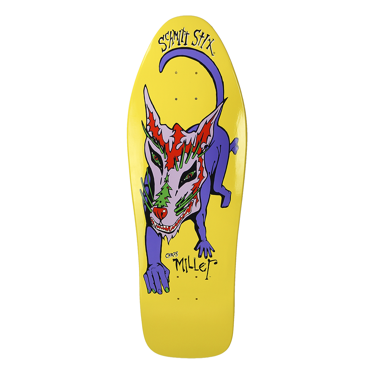 Schmitt Stix Chris Miller Dog Large 10" Skateboard Deck